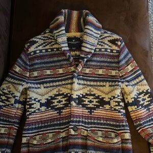 American Eagle Outfitters Men's Striped Cardigan